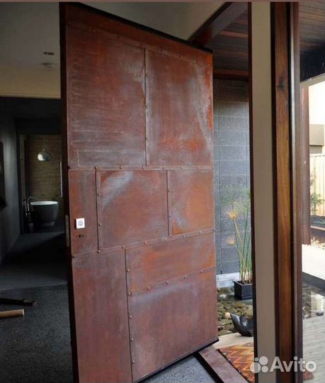 Кортеновская сталь, архитектура, дизайн