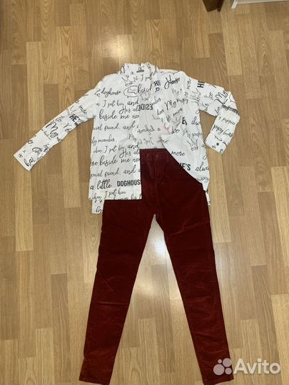 Джинсы ostin 152-158 и блузка gulliver 140 р