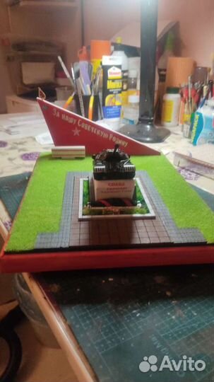 Диорама памятник бвткку 1:72