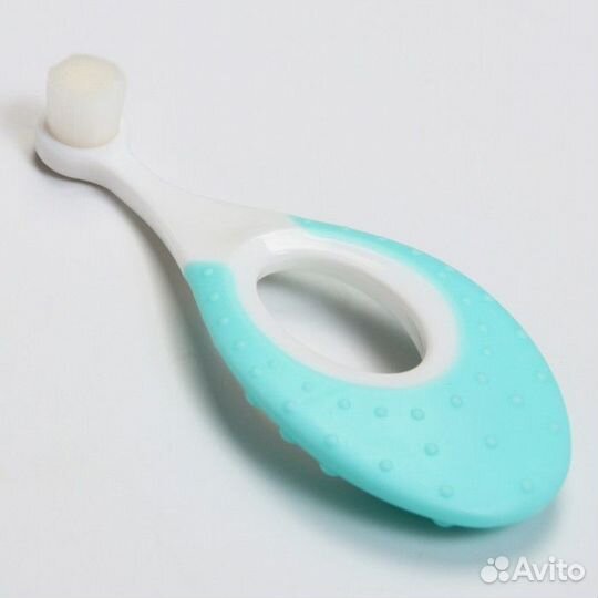 Детская зубная щетка, нейлон, с ограничителем, цве