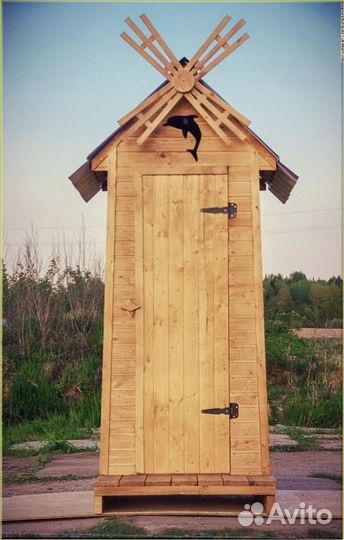 Уличный туалет прямоугольник MFW