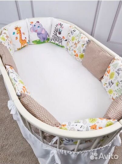 Бортики в детскую кроватку