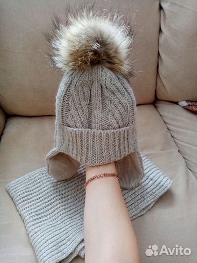 Зимняя шапка и снуд