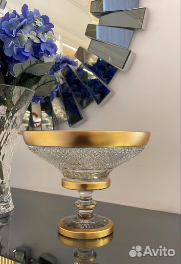 Фруктовница хрусталь