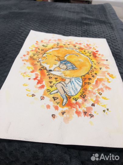 Картина аквареливая «волшебный сон»