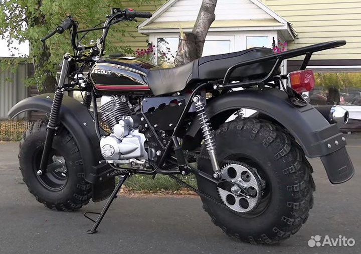 Мотоцикл внедорожный Скаут-3V-200