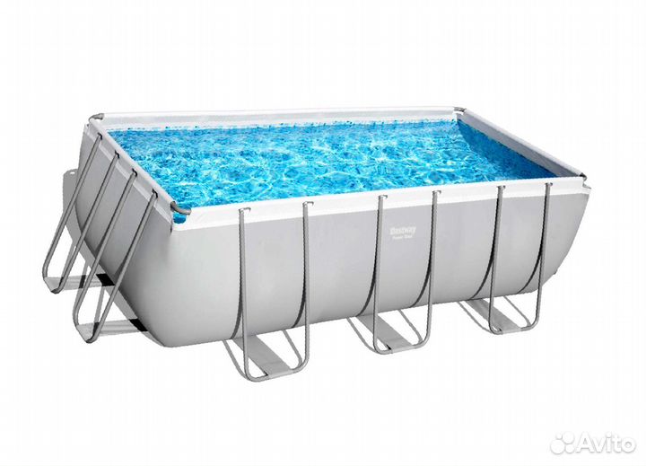 Каркасный бассейн Power Steel 412х201х122см, 8124л