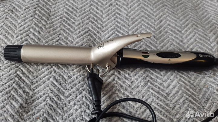 Плойка щипцы электрощипцы Vitek Витек champagne