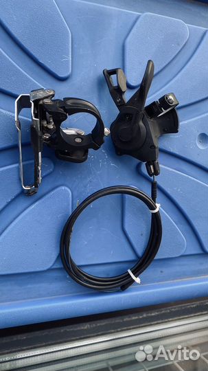Передний переключатель shimano deore