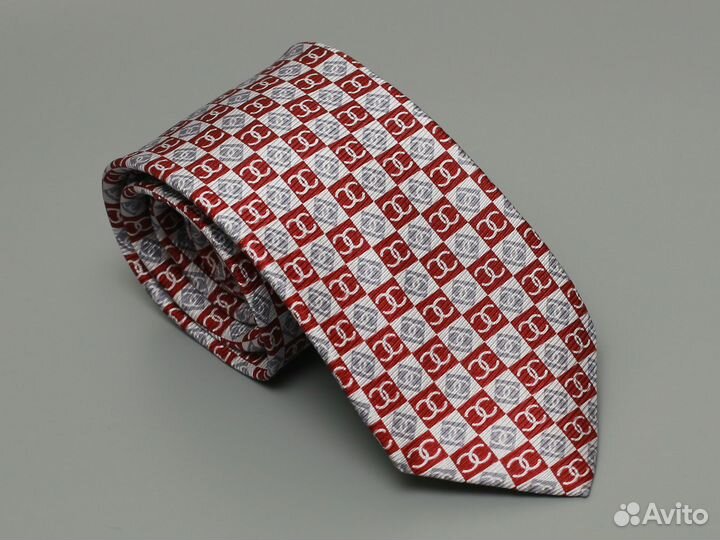 Галстук с узором Сhanel