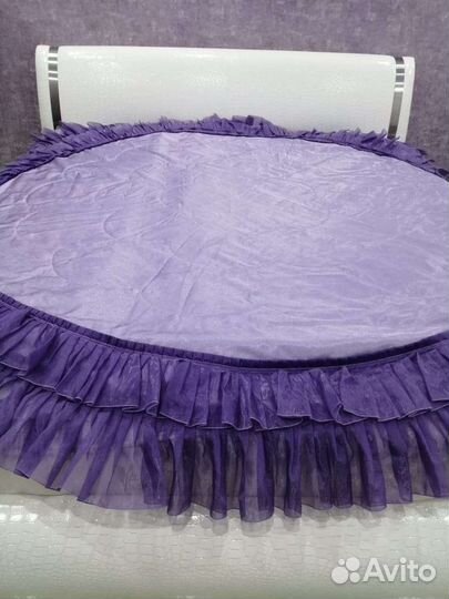 Покрывало на круглую кровать