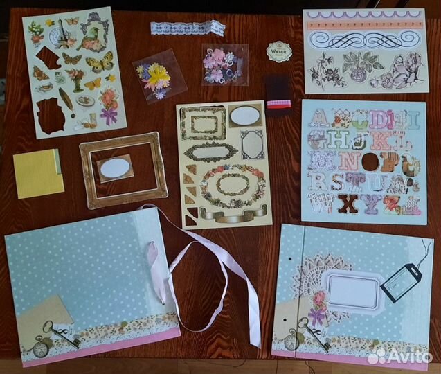 Набор для творчества скрапбукинг Карамель