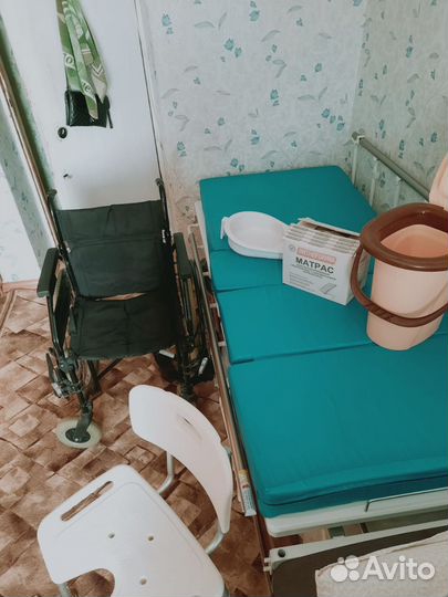 Кровать для лежачих,матрас противопролежневый