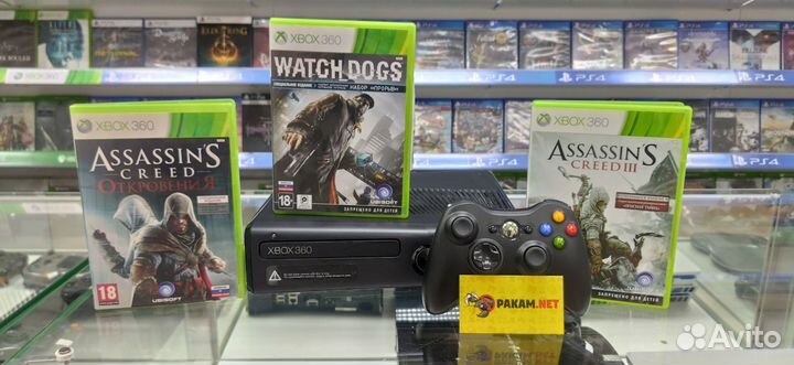 Xbox 360 4Gb + Игры - обмен - Игровой Магазин