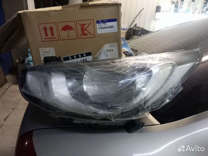 Фара левая на hyundai accent 921011r000