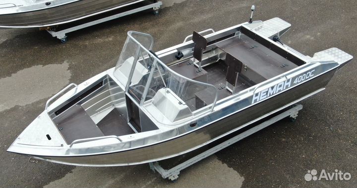 Новая лодка нерегистрат Неман 400 DC алюминиевая