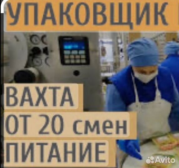 Укладчик куриной продукции вахта от 20смен