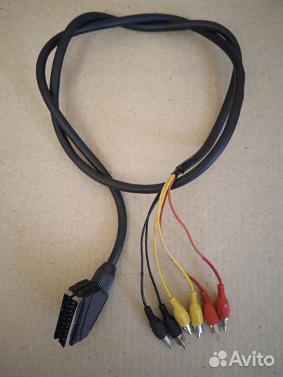 Кабель scart-6RCA