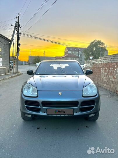 Porsche Cayenne Turbo 4.5 AT, 2003, битый, 197 777 км