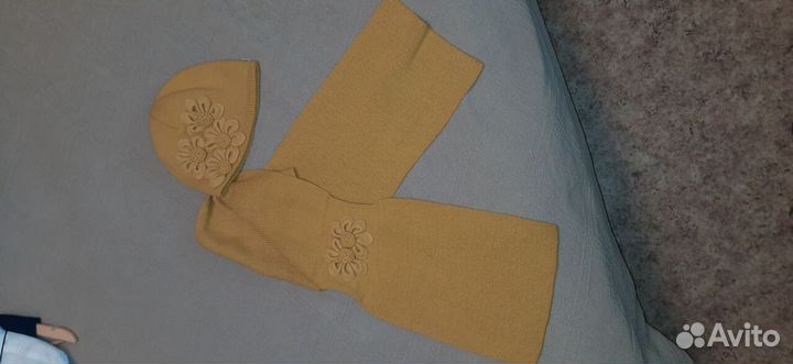 Комплект шапка и шарф женский