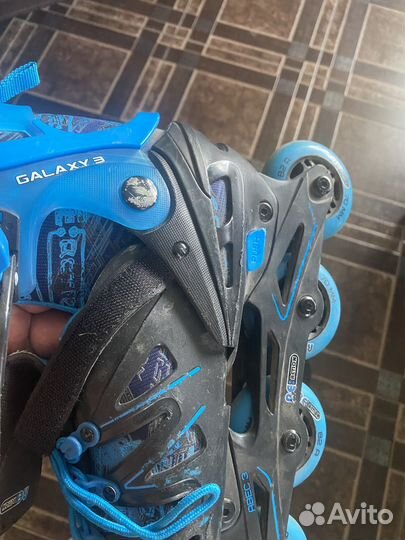 Ролики раздвижные 36-39, плюс защита