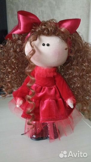 Интерьерная кукла ручной работы tilda