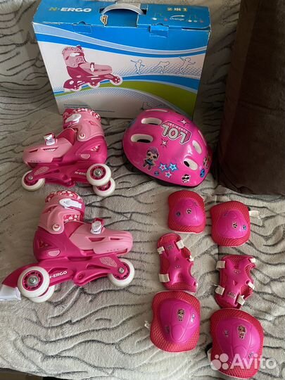 Коньки ролики 2 в 1