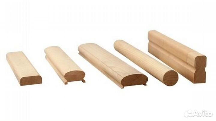 Поручни деревянные хвойные