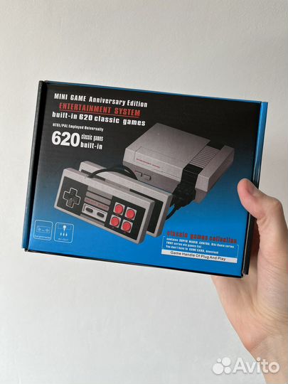 Приставка Nintendo 620 игр новая игровая Денди