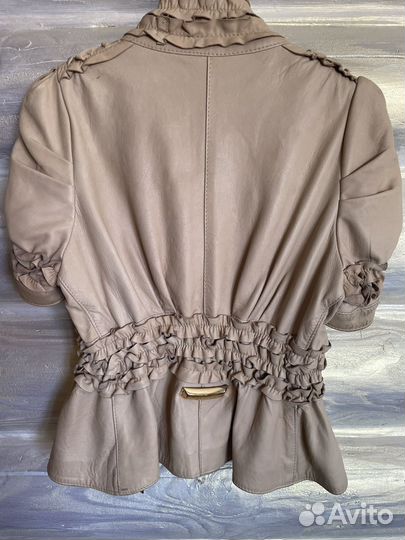 Кожаный жилет biagi италия xs оригинал