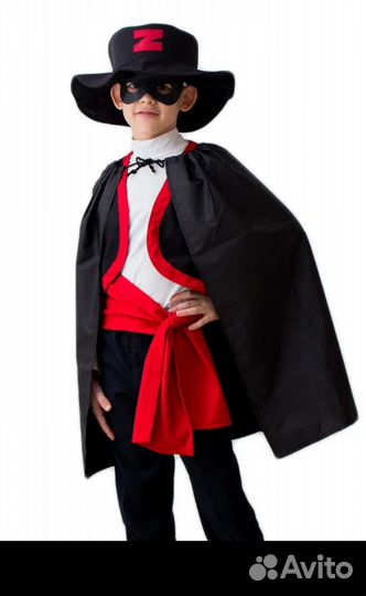 Карнавальный костюм Зорро детский