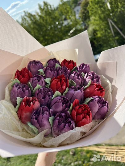 Зефирные тюльпаны