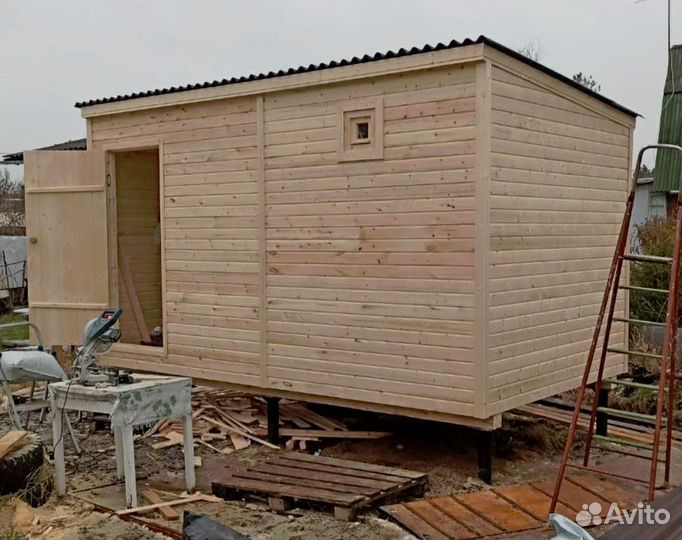 Мобильная баня 4x2,3