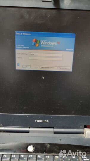 Ноутбук toshiba