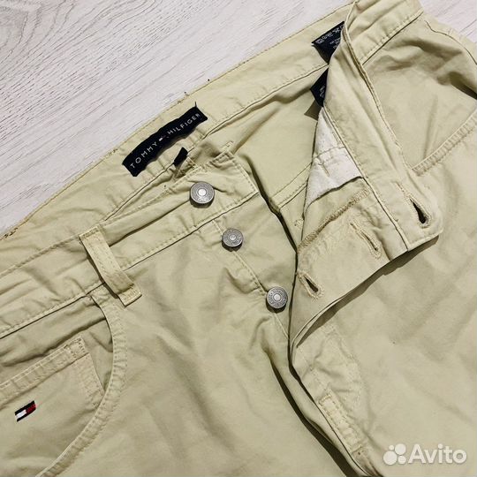 Штаны Tommy Hilfiger бежевые унисекс оригинал