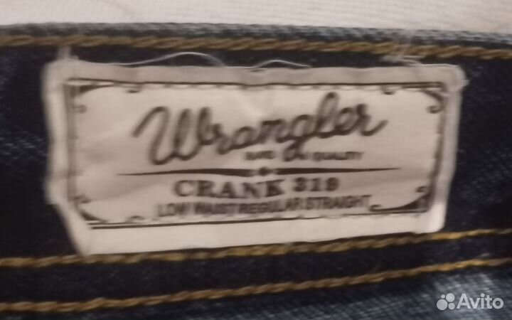 Джинсы Wrangler темно-синие классика W40 L34