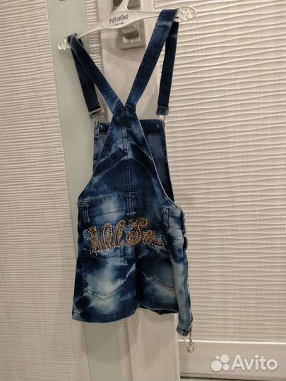 Джинсовый сарафан для девочки