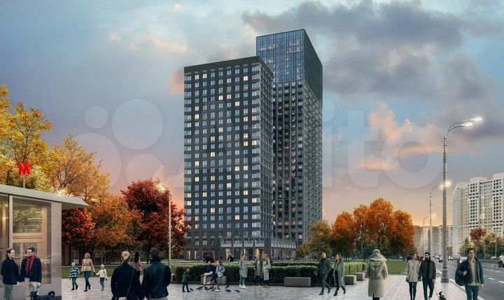 2-к. квартира, 38 м², 22/31 эт.