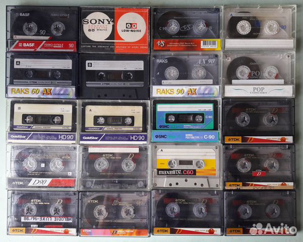 Кассеты TDK. Basf,Sony, Goldstar, Maxell, SNC