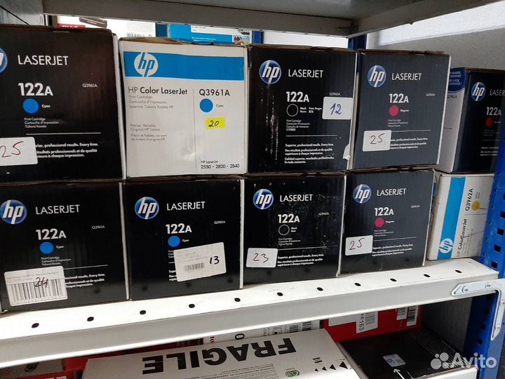 Картридж HP 122A лазерные Q3960/1/2/3