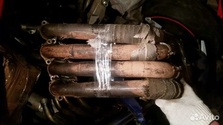 Honda cbr1000rr 04-07 коллектор штаны