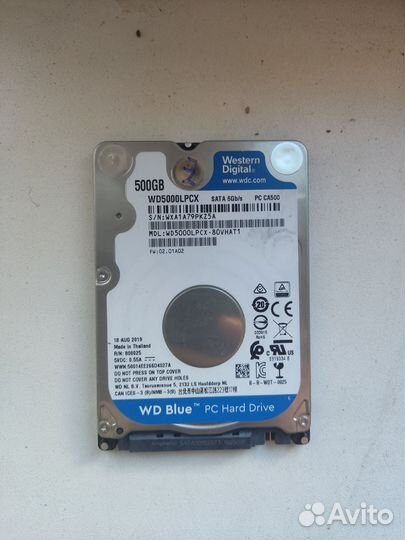 Жесткий диск для ноутбука 500 гб