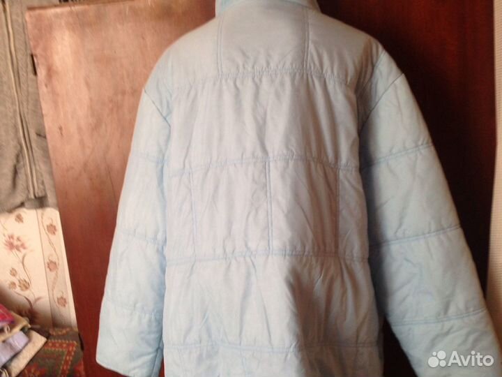 Тёплая куртка большого размера