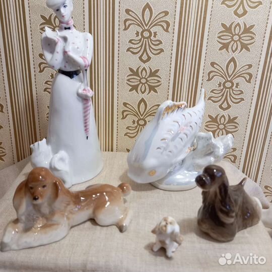 Фарфоровые статуэтки лфз и дулева
