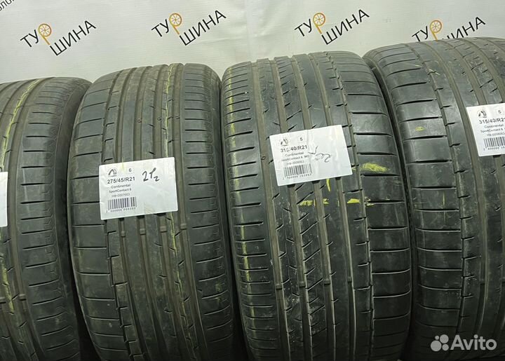 Continental SportContact 6 315/40 R21 94Y