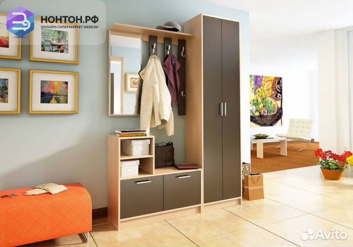 Прихожая Лофт-2 дуб кремона / венге