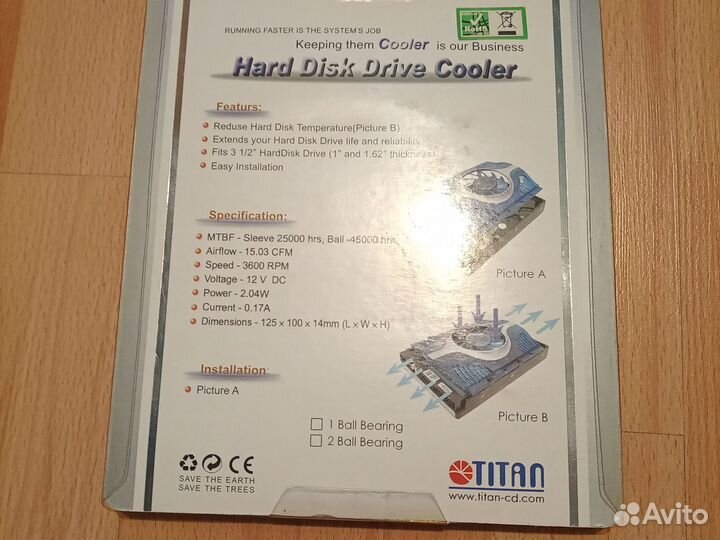 Вентилятор Titan TTC-HD12TZ