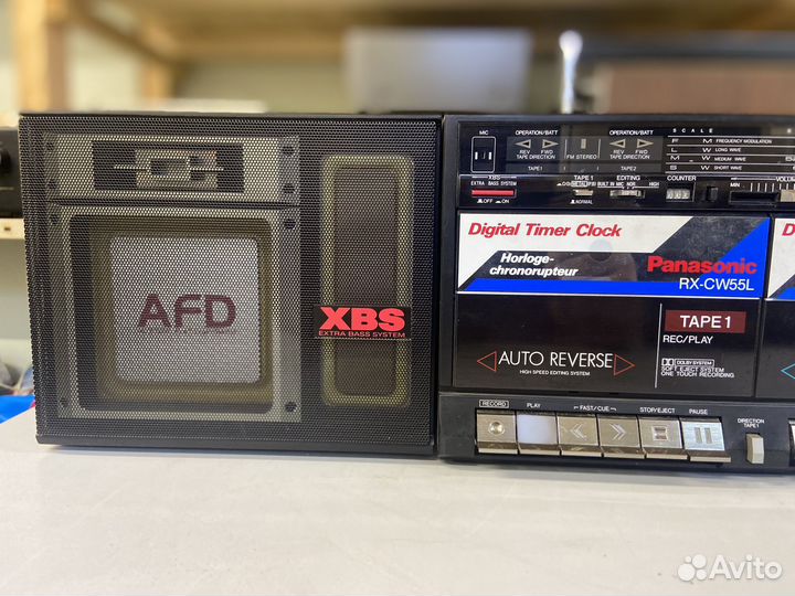 Магнитофон panasonic rx-cw55l(made in japan)