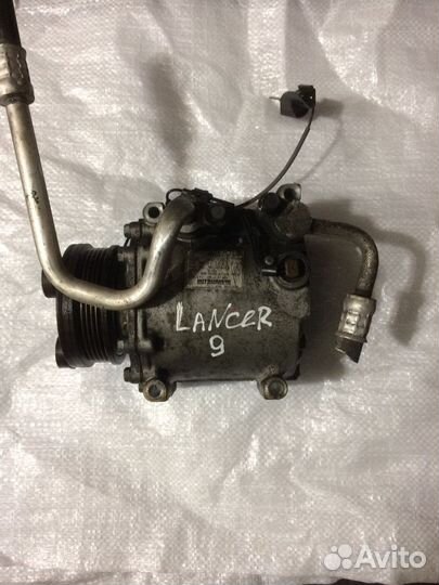 Компрессор кондиционера Митсубиси лансер 9 1.6
