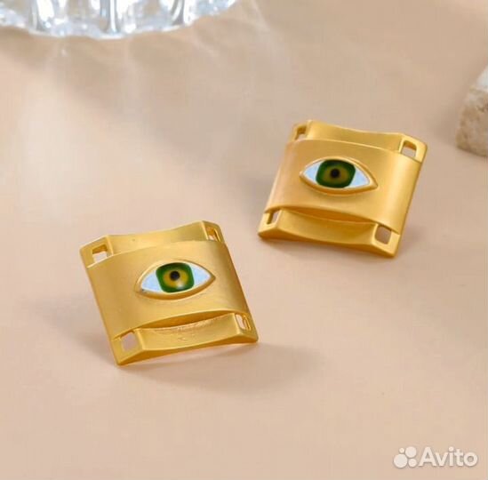 Люксовый комплект ожерелье и серьги